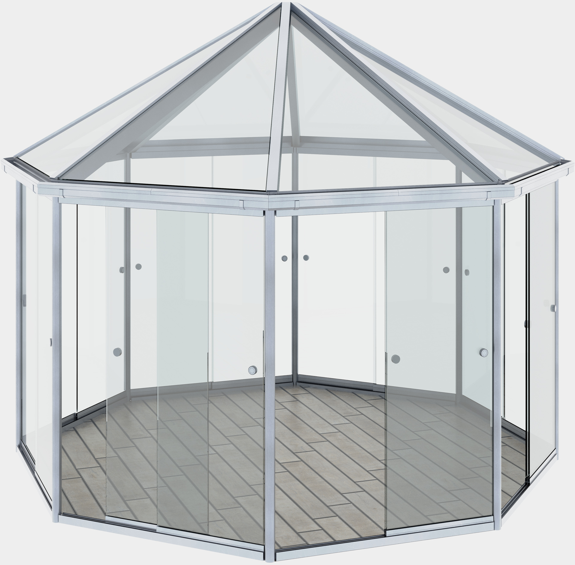 Беседка Октагон: схема элементов